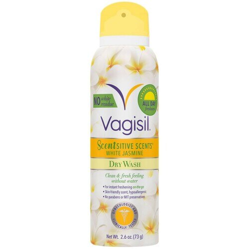 Vagisil Scentsitive scents white jasmine Dry Wash, 2.6 oz