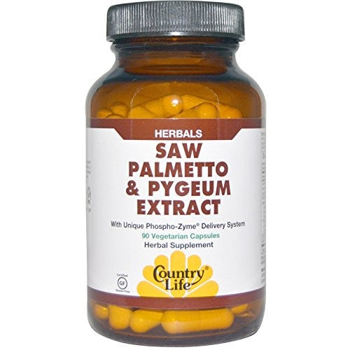 Country Life Biochem Saw Palmetto & Pygeum 90 Vegetable Capsules