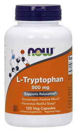 Ahora l-triptophan 500mg 120 cápsulas vegetales