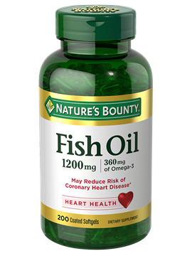 Nature's Bounty Fish Oil 1200 mg Softgels