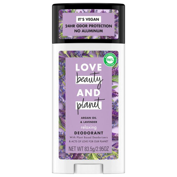 Love Beauty & Planet Argan Oil & Lavender Deodorant 2.95oz