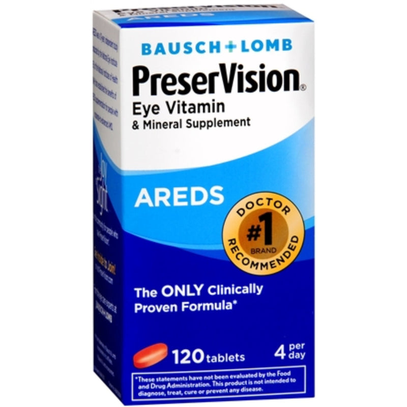 Bausch & Lomb PreserVision AREDS Eye Vitamin & Mineral Supplement