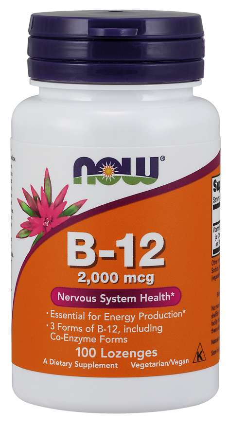 Vitamin B-12 2,000 mcg 100 Lozenges