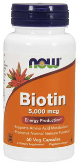 Now Biotin 5000 mcg