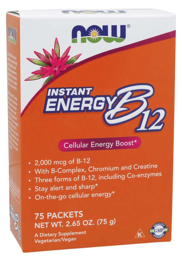 Now B-12 Instant Energy Packets 75/Box