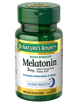 Nature's Bounty Melatonin 3 mg Tablets