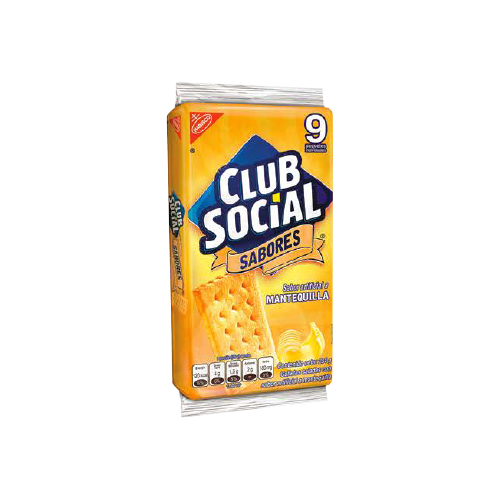 Nabisco Club Social Mantequilla 234 gr 9 Packs
