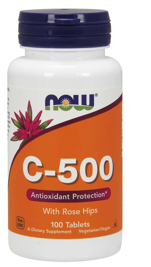 Now Vitamin C-500 250 100 Tablets