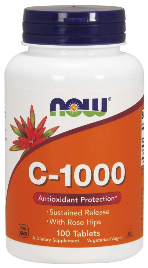 Now Vitamin C-1000 RH Sustained Release 100 Tablets