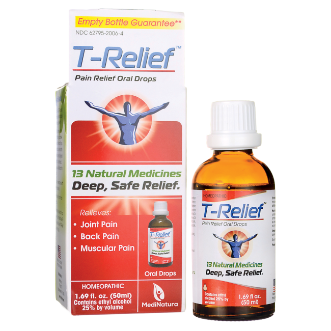 MediNatura T-Relief Pain Relief Drops 1.69Oz