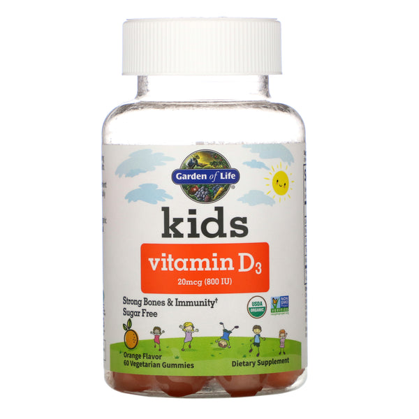 Garden Of Life Kids Vitamin D3 Orange Gummies