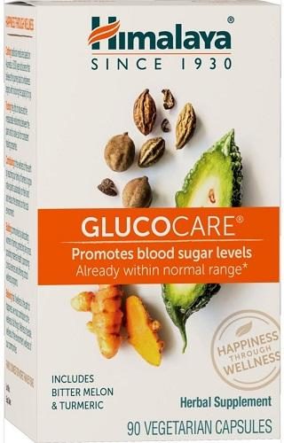 Himalaya GlucoCare 90 Vegetarian Capsules Promotes Blood Sugar Levels
