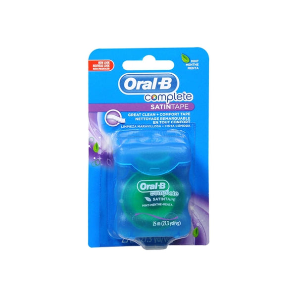 Oral-B Satin Tape Dental Floss Fresh Mint 27 Yards