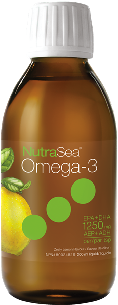 NutraSea Kids Liquid Omega 3 Vitamin D Lemon