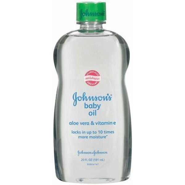 Johnsons Aloe Vera & Vitamin E Baby Oil 20 Oz