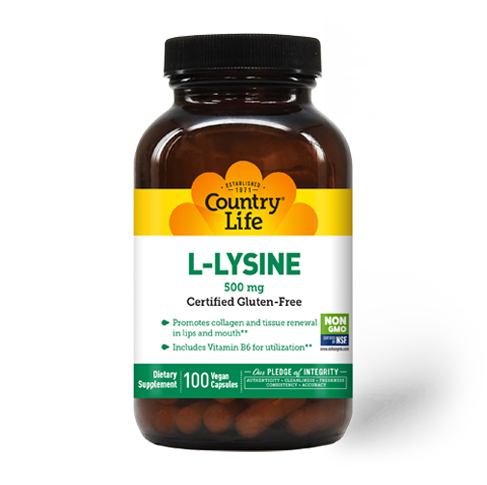 Country Life L-Lysine 500 mg 100 Tablets
