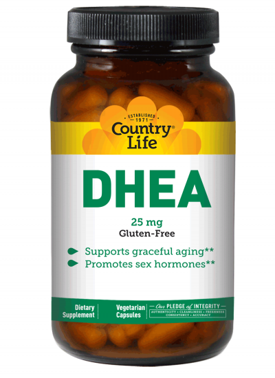 Country Life Biochem DHEA 25mg 90 Vegetable Capsules