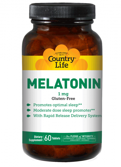 Country Life Biochem Melatonin 1mg Rapid Release 60 Tablets