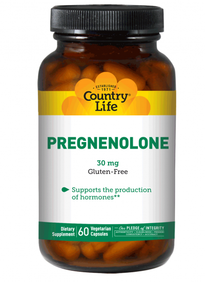 Country Life Biochem Pregnenolone 30mg 60 Vegetable Capsules
