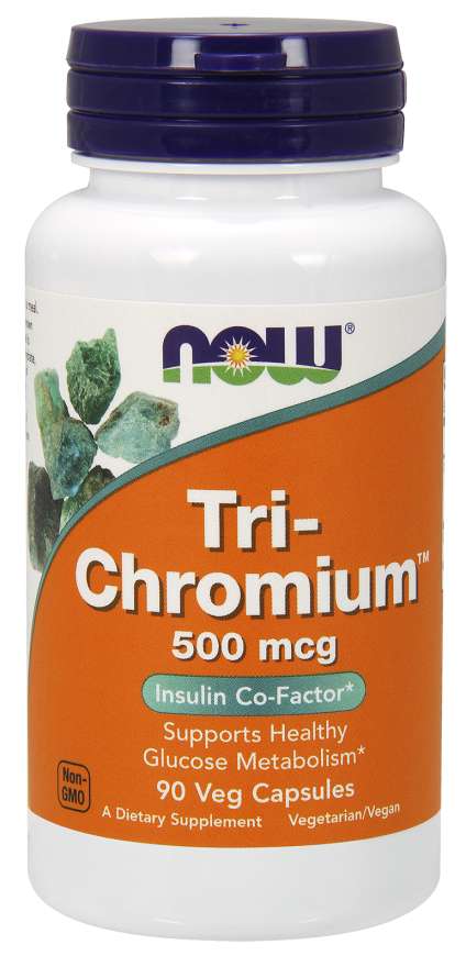 Now Tri-Chromium 500mcg with Cinnamon