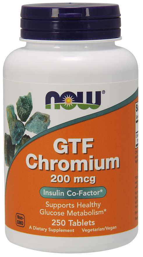Now Gtf Chromium 200Mcg 100 Tablets