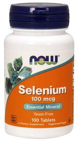 Now Selenium 100mcg 100 Tablets