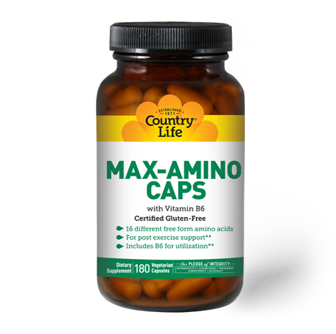 Country Life Max-Amino 180 Vegetable Capsules