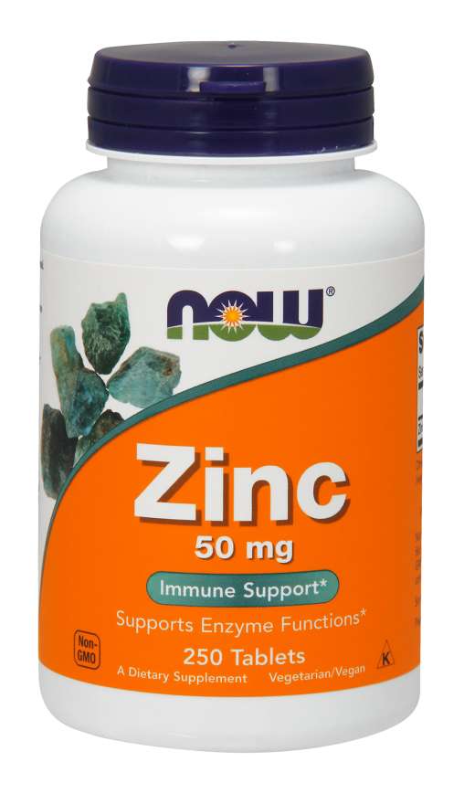 Now Zinc Gluconate 50mg 100 Tablets