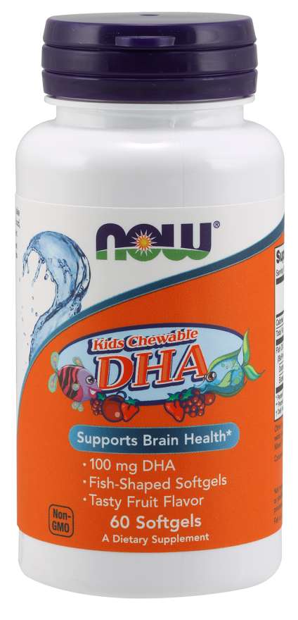 Now DHA Kids Chewable Softgels