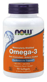 Now Omega-3 Enteric 180 Softgels