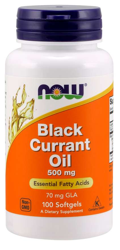 Now Black Currant Oil 500mg 100 Softgels