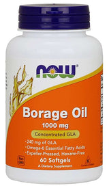 Now Borage Oil 1000 mg 120 Softgels