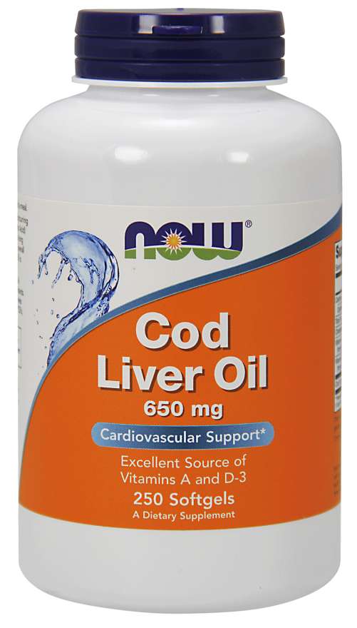 Now Cod Liver Oil 650mg