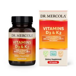 Dr.Mercola Vitamin D3 & K2 30 Capsules