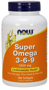 Now Super Omega 3/6/09 1200mg 180 Softgels