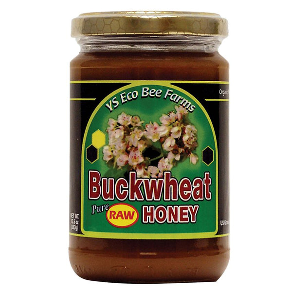 YS Eco Bee Farms Buckwheat Pure Raw Honey 13.5 oz