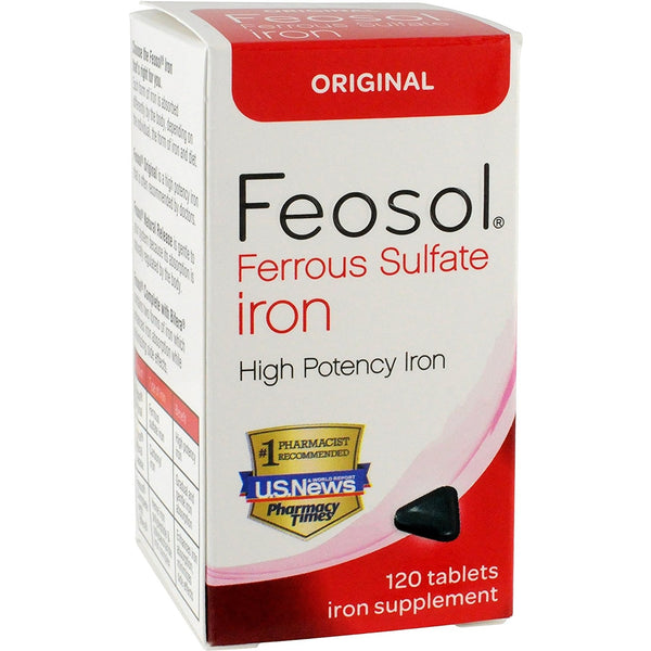Feosol Iron Supplement, Original formula, 120 Count