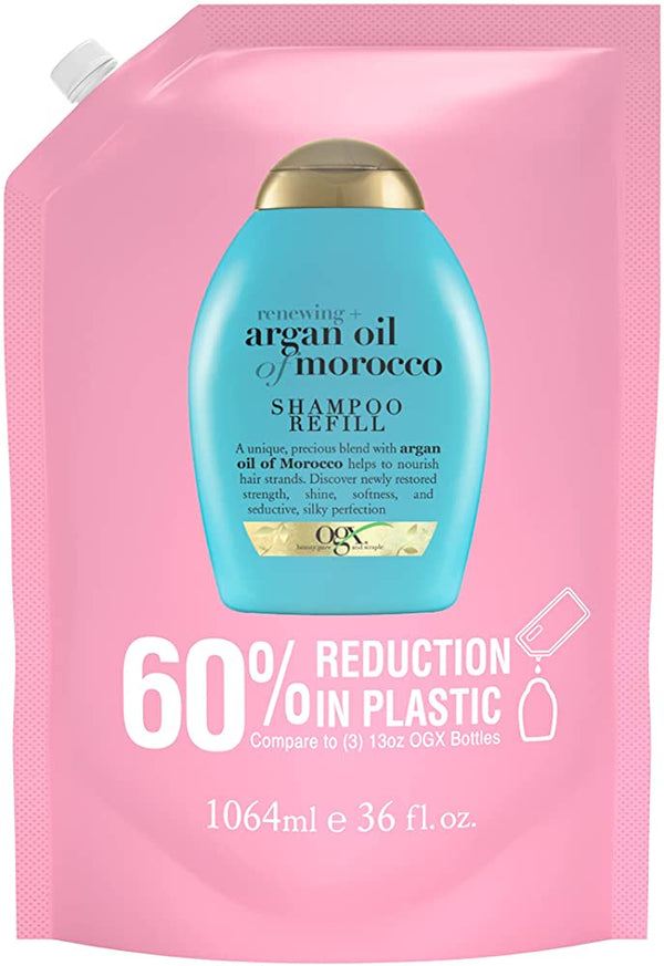 OGX Renewing + Argan Oil of Morocco Shampoo Refill Hair, 36. Oz