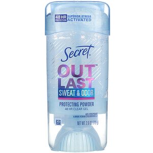 Secret Outlast Clear Gel Deodorant Protecting Powder 2.6 oz
