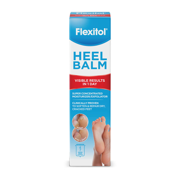 Flexitol Heel Balm Rich Moisturizing & Exfoliating Foot Cream 2 oz.