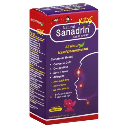 Sanadrin Kids Nasal Descongestant Spray 15 ml