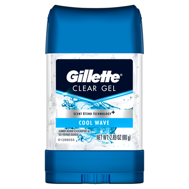 Gillette Cool Wave Clear Gel Men’s Antiperspirant and Deodorant 2.85 oz