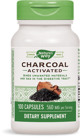 Nature's Way Charcoal Activated 100 Capsules