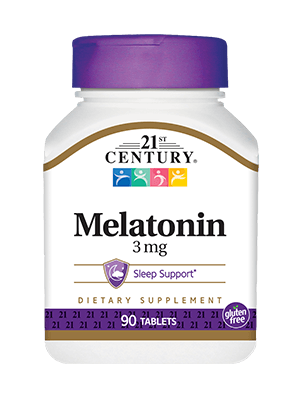 21St Century Melatonin 3mg 90 Tablets