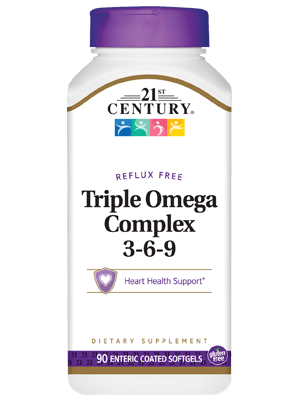 21St Century Triple Omega Complex 3-6-9 90 Softgels