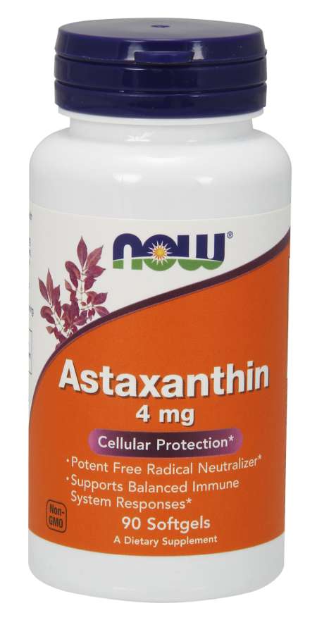 Now Astaxanthin 4 mg Softgels
