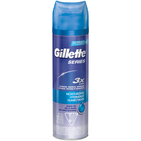Gillette Series Mens Moisturizing Shave Gel, 7 oz