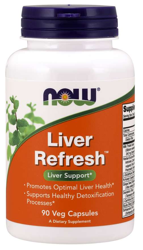 Now Liver Refresh 180 Vegetable Capsules