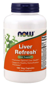Now Liver Refresh 180 Vegetable Capsules