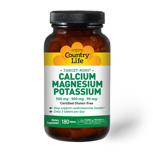 Country Life Calcium Magnesium Potasium 90 Tablets